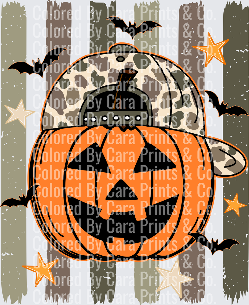 CAMO STRIPED PUMPKIN