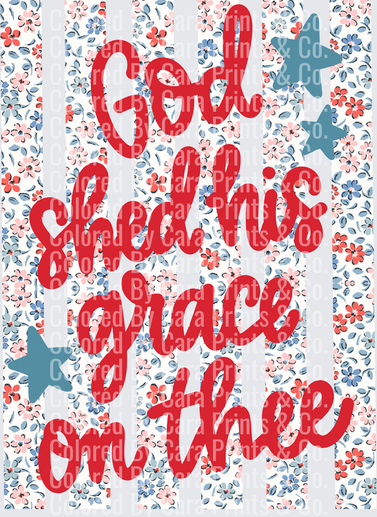 God She his Grace Stars