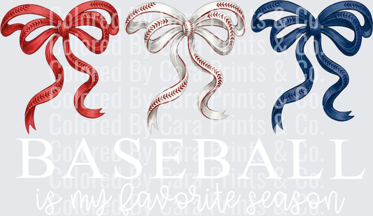 Baseball is my Favorite Season