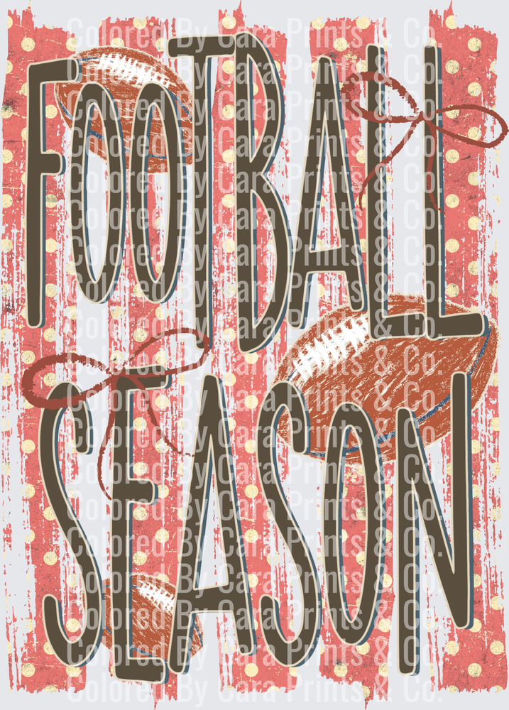 Football Season Red