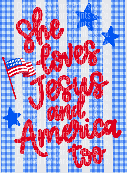 Loves Jesus and America