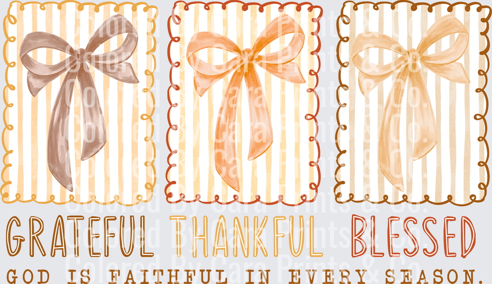thankful trio
