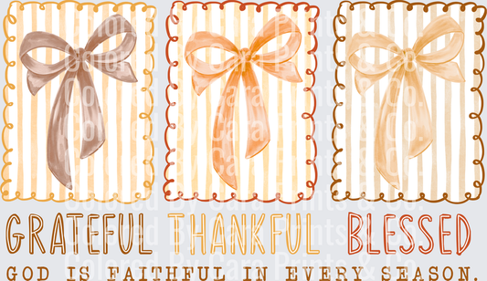 thankful trio