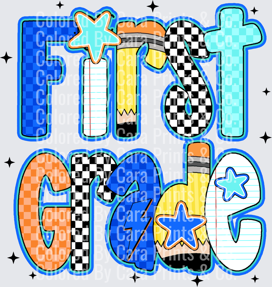 Blue First Grade