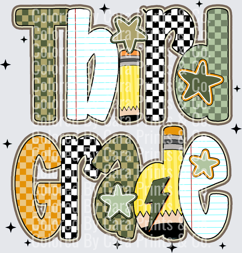 Green Third Grade