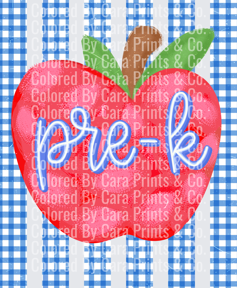 Gingham Stripes PreK