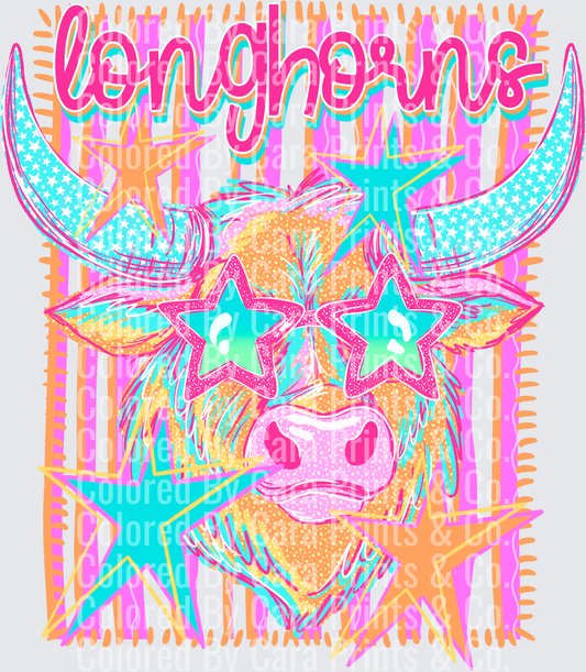 Neon Long Horns