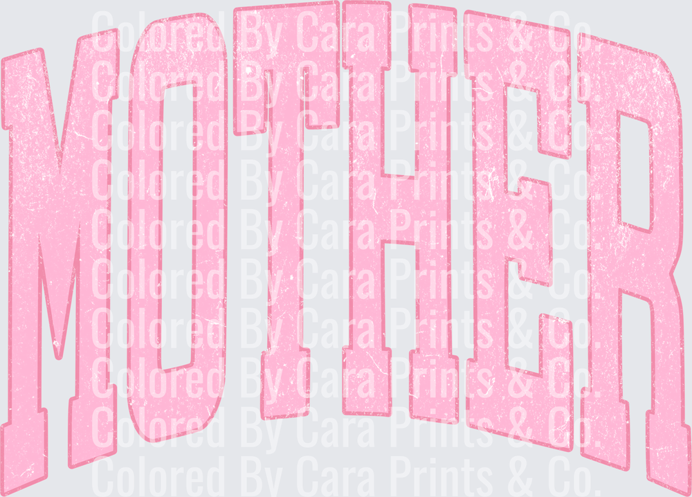pink mother distressed