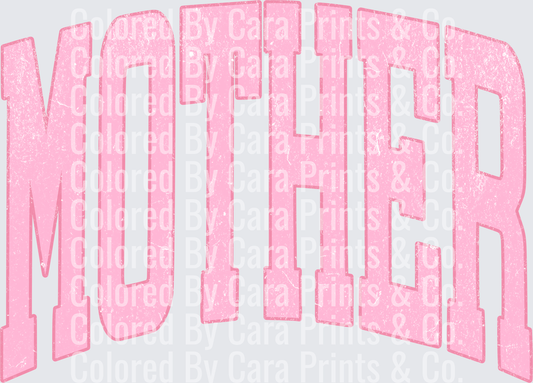 pink mother distressed