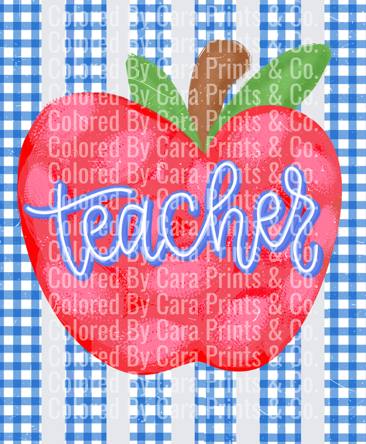 Gingham Stripes teacher