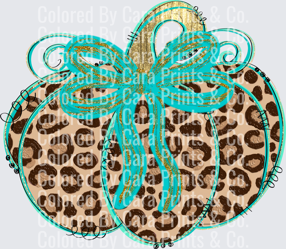 preppy pumpkin blue