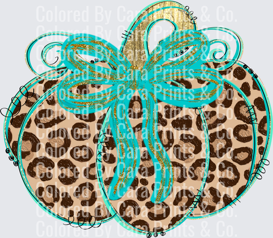 preppy pumpkin blue