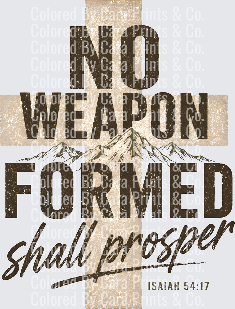 no weapon formed shall prosper