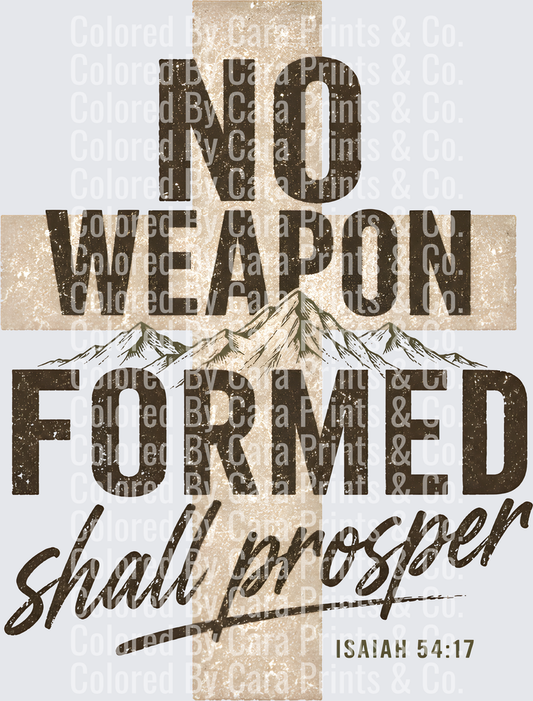 no weapon formed shall prosper