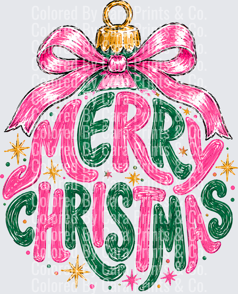 MERRY CHRISTMAS ORNAMENT