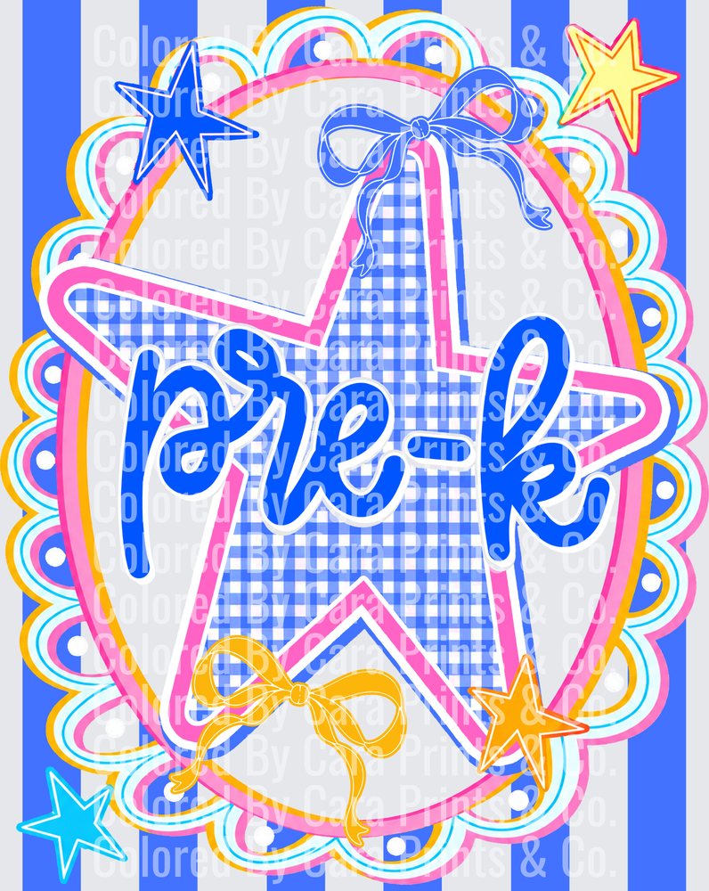 Preppy Blue PreK