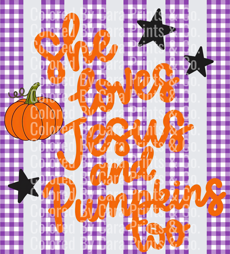 loves jesus and pumpkins