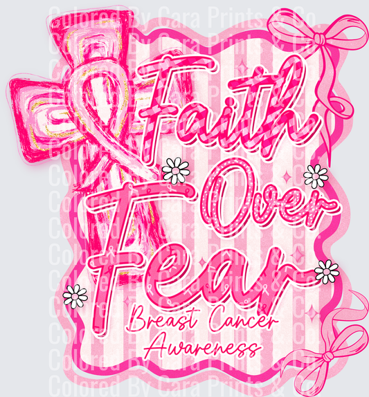 FAITH OVER FEAR STRIPES