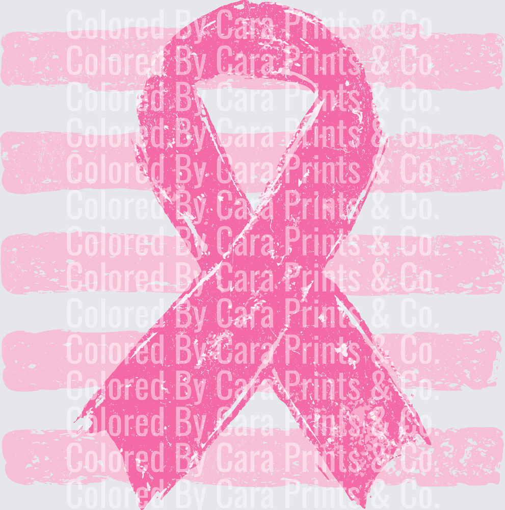 Pink Ribbon Grunge