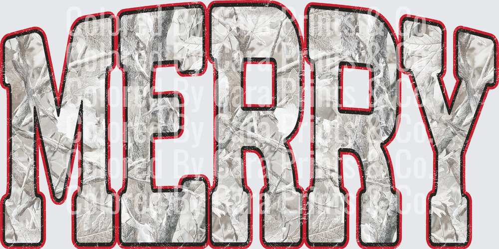 Black Red Distressed