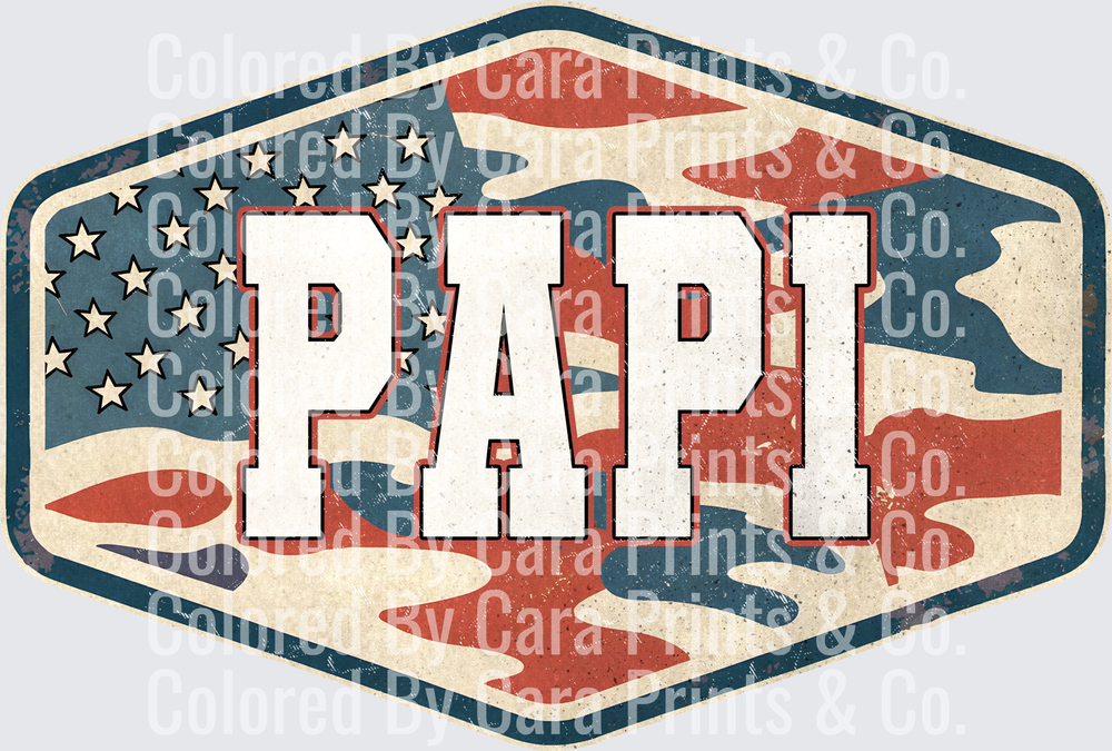 american camo papi
