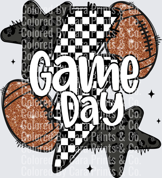 retro game day football
