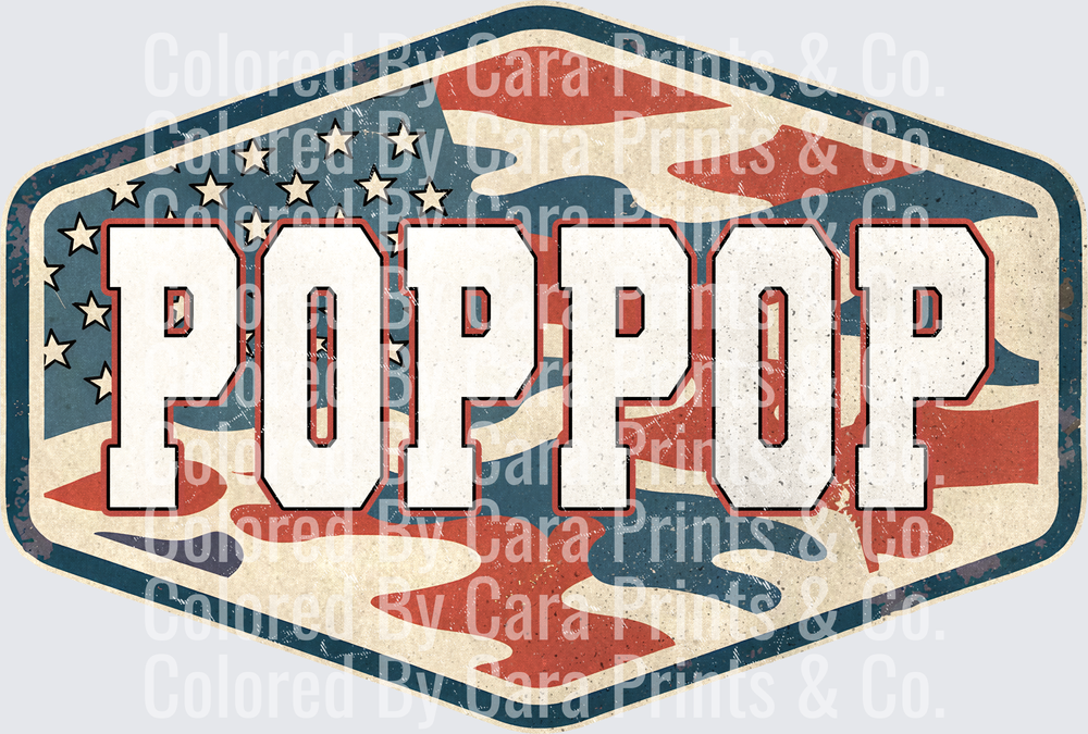 american camo poppop
