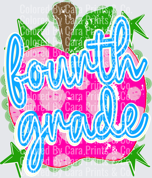 Preppy Apple Fourth Grade