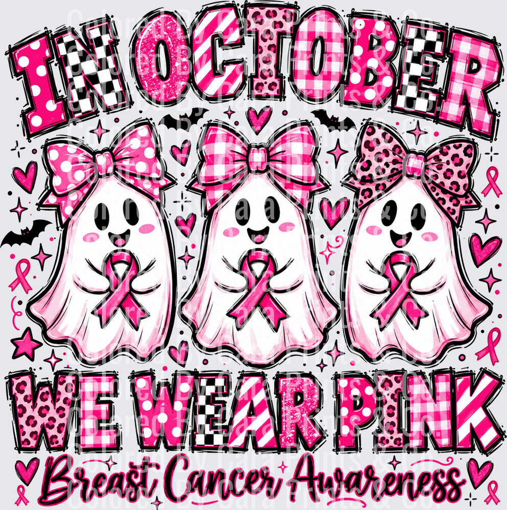 WE WEAR PINK GHOSTS