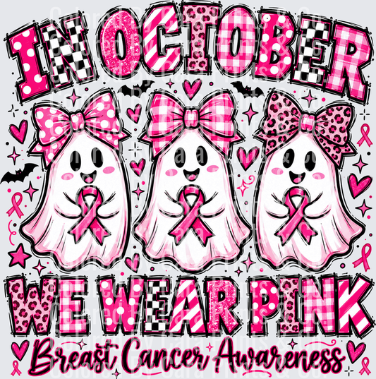 WE WEAR PINK GHOSTS