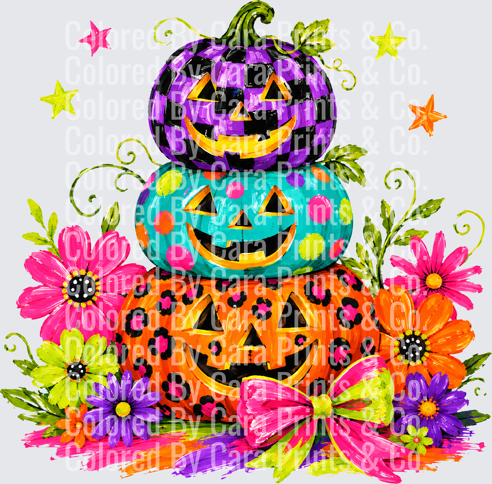 vibrant pumpkins