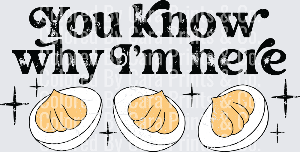 You know why