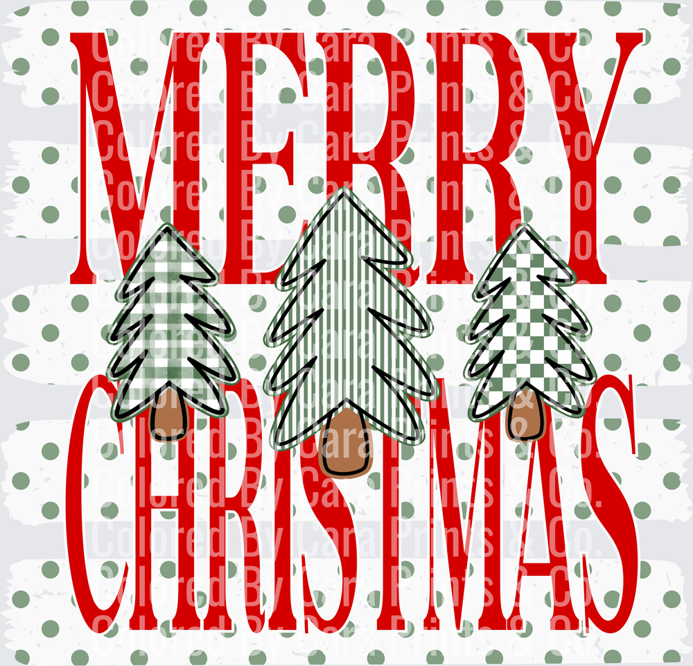 MERRY CHRISTMAS RED
