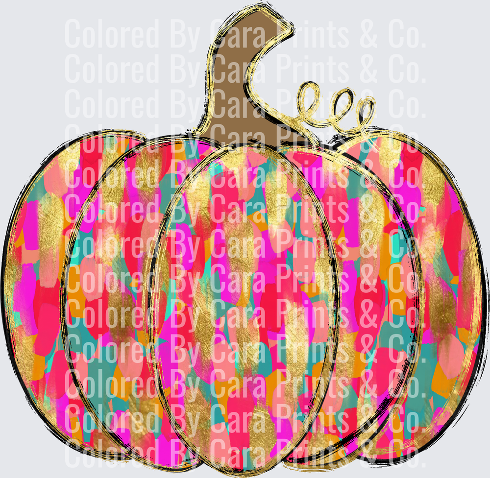 neon pumpkin