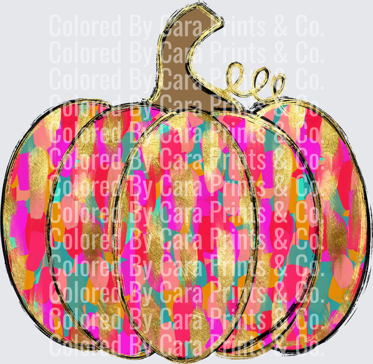 neon pumpkin
