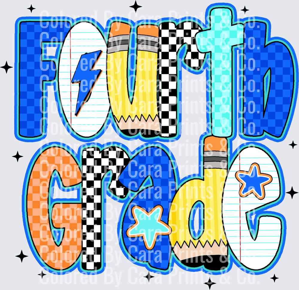 Blue Fourth Grade