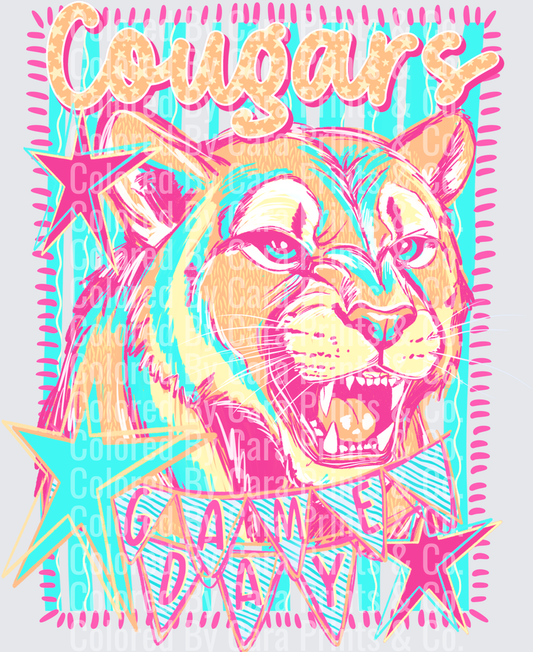 Neon Cougars Game Day