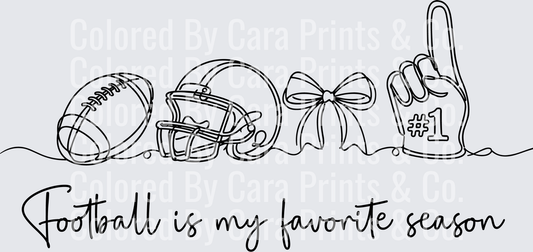 Football Is My Favorite Black
