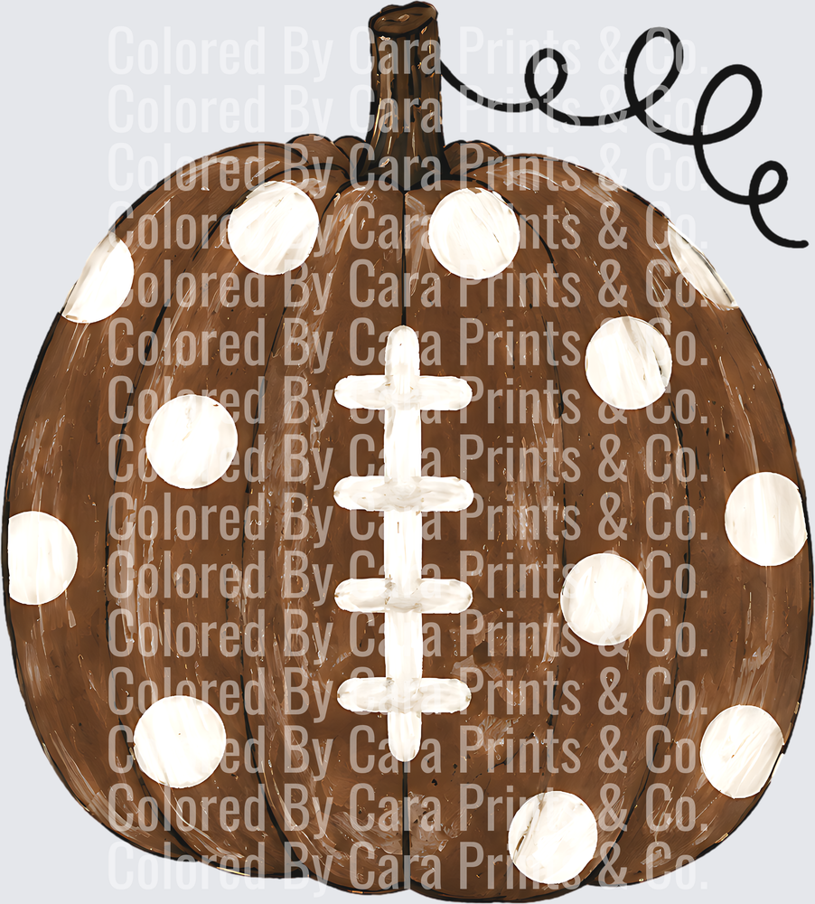 Football pumpkin