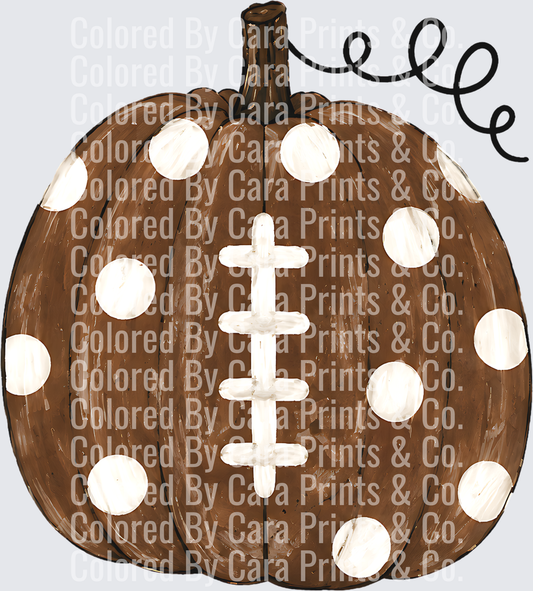 Football pumpkin