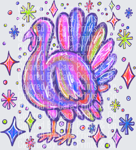 Oil_Pastel_Turkey_Stars_Bright