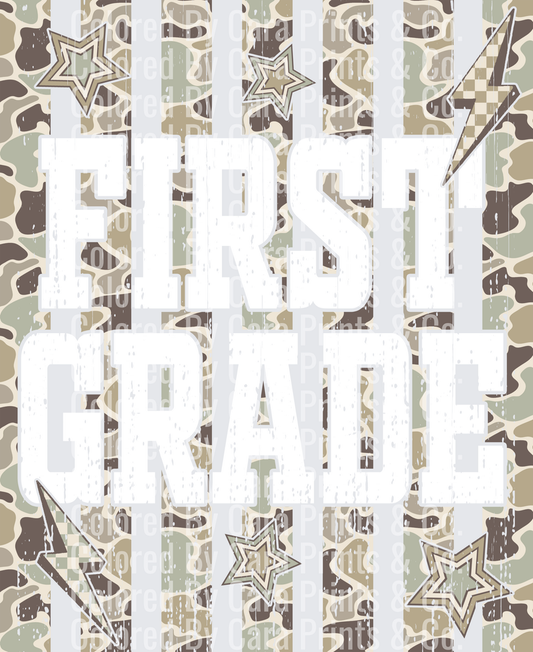 Camo First Grade
