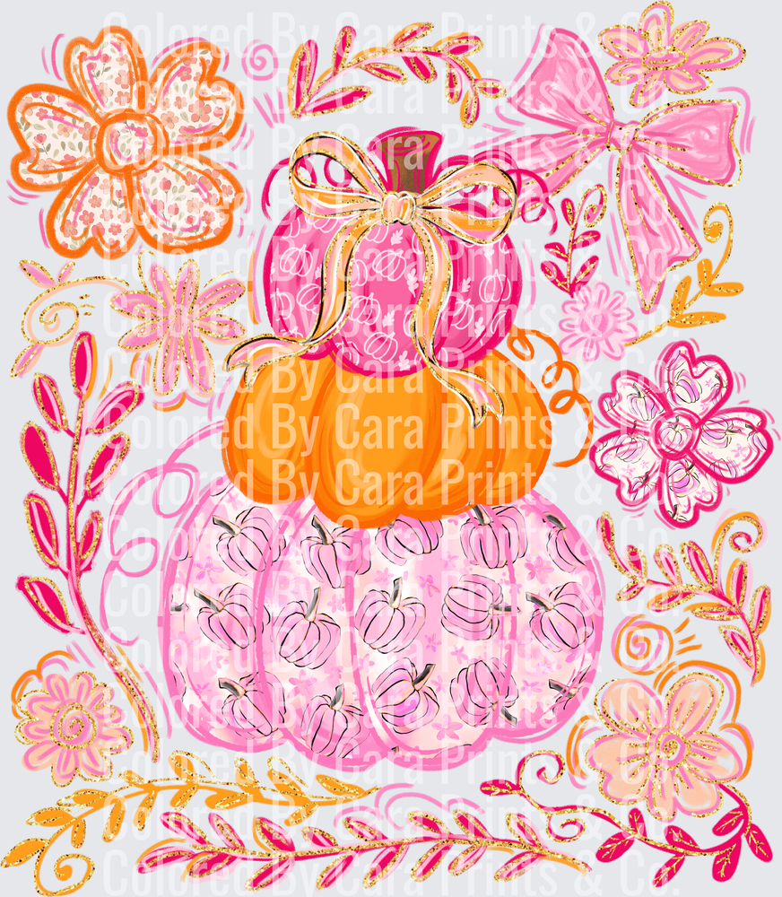 PINK OUT PUMPKIN STACK