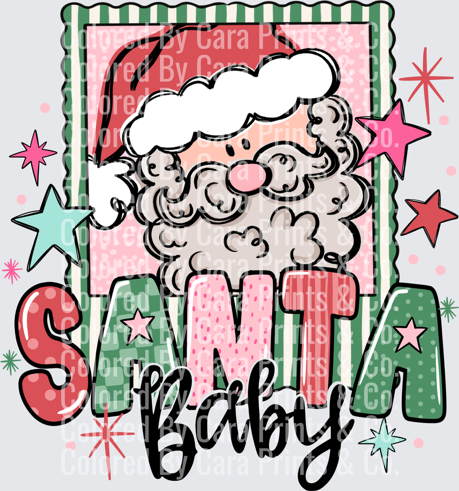 Santa baby Polaroid