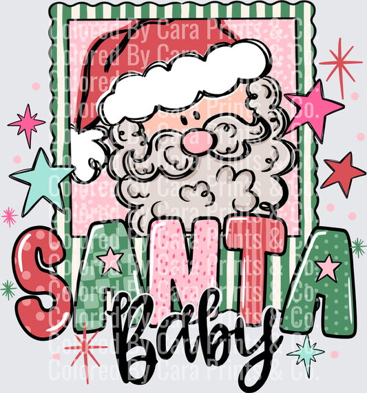 Santa baby Polaroid