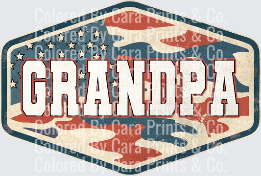 american camo grandpa